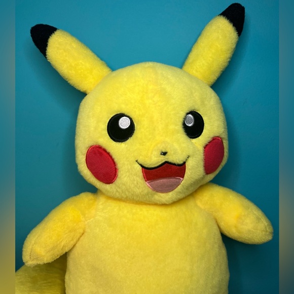 Build A Bear Workshop Pikachu Plush No Sound Pokemon Stuffed Animal - Picture 5 of 7